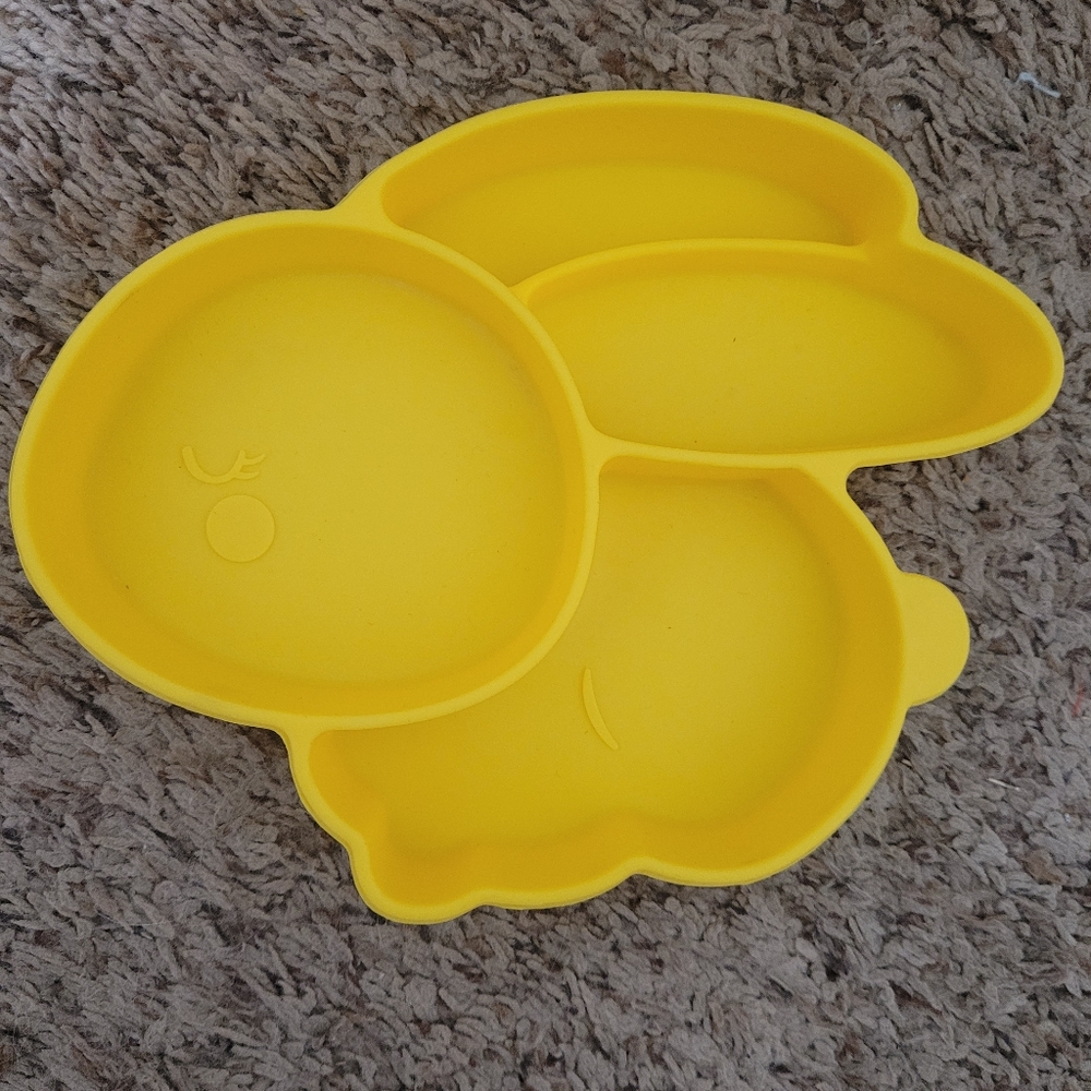💥3/$24 Silicone Bunny Shape Plate/Bowl‎